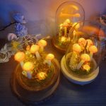 Personalized Orange mushroom lamp Mushroom Forest Handmade Night Light - Image 4