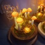Personalized Orange mushroom lamp Mushroom Forest Handmade Night Light - Image 6