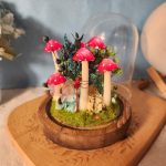 Dragonfly Mushroom Lamp Night Light Minimalist Home Deco - Image 2