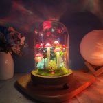 Dragonfly Mushroom Lamp Night Light Minimalist Home Deco - Image 4