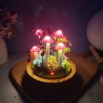 Dragonfly Mushroom Lamp Night Light Minimalist Home Deco - Image 5