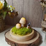 Mushroom Night Light with Rabbit Kids Room Decor Creative Gift Nightstand Lamp - Image 3