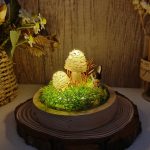 Mushroom Night Light with Rabbit Kids Room Decor Creative Gift Nightstand Lamp - Image 2