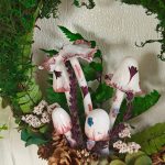Mushroom and Moss Wreath Light Handmade Wreath with Light Up Wall decoration - Image 8
