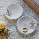 Personalized Sea Coral And Starfish Ring Dish - Image 2
