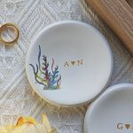 Personalized Sea Coral And Starfish Ring Dish - Image 4